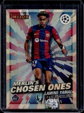 2023-24 Topps Chrome Merlin UEFA Lamine Yamal Chosen One RC #MC-1