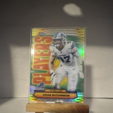 2025 Topps Chrome Power Players Aidan Hutchinson PP-38 Detroit Lions Refractor