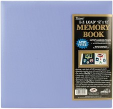 Pioneer Pastel Leatherette Post Bound Album 12"X12"-Lavender
