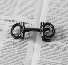 Ferragamo Black Tone Gancini man's Belt Buckle Fits Belt Width1.38in  FCRR07