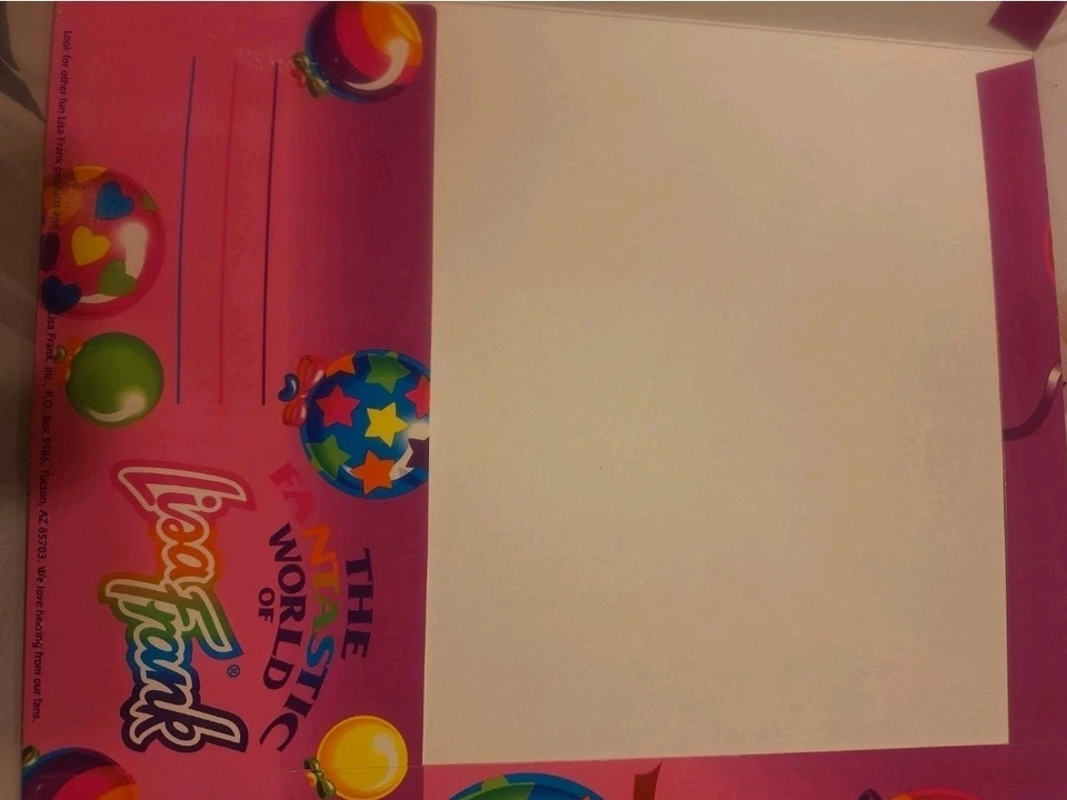 New World Lisa Frank Vintage Playful Kittens Folder Portfolio 90's Unpunched - Image 3 of 4