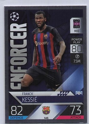2022-23 Topps Match Attax UEFA Champions & Europa Leagues #145 Franck Kessie