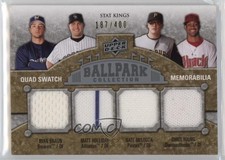 2009 Ballpark Collection Ryan Braun Matt Holliday Nate McLouth Chris Young 1nh2