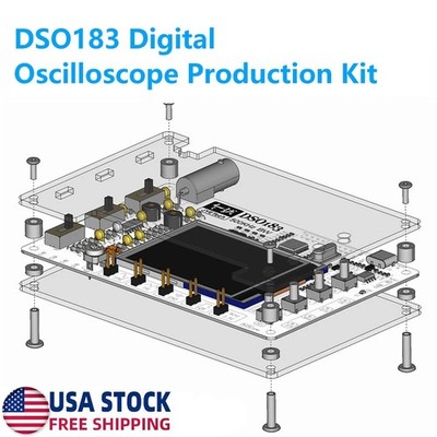 DSO183 Digital Oscilloscope DIY Electronic Kit Teaching Practical Kit 0-500KHz