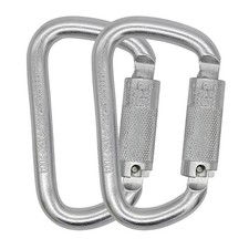 Heavy Duty Carabiner Clip Auto-Locking Climbing Carabiner 45KN 10000IBS Twist...