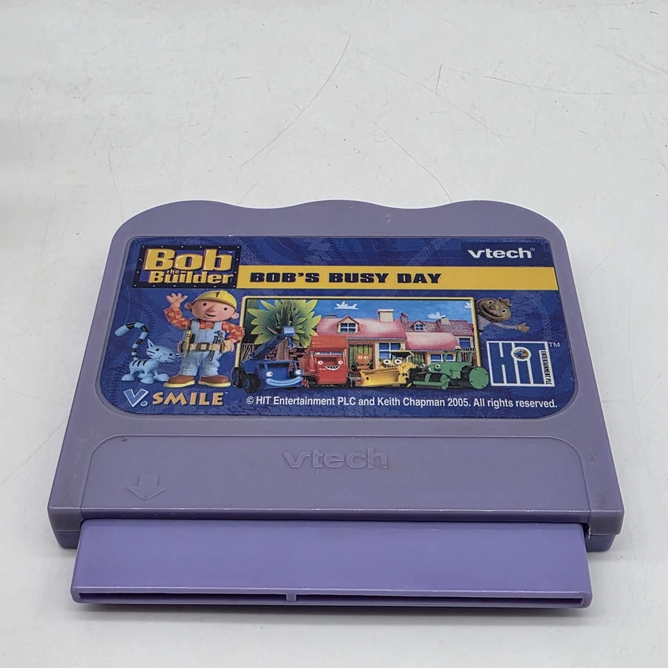 Vtech VSmile Bob The Builder Bob's Busy Day Game Cartridge Only Tested - Image 4 of 4