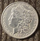 1888 Morgan Silver Dollar $1 Philadelphia Mint 90% Silver Very Good Condition