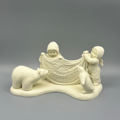 DEPT 56 Snowbabies Merry Christmas Porzellan Figur