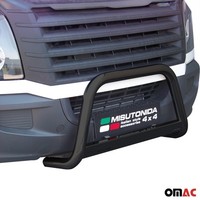 FrontbüGel FrontschutzbüGel FüR VW Crafter 2011-2016 ø63Mm Stahl Schwarz Schutz