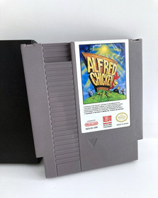 Nintendo Nes Alfred chicken Authentic Cartridge Tested Outstanding Label