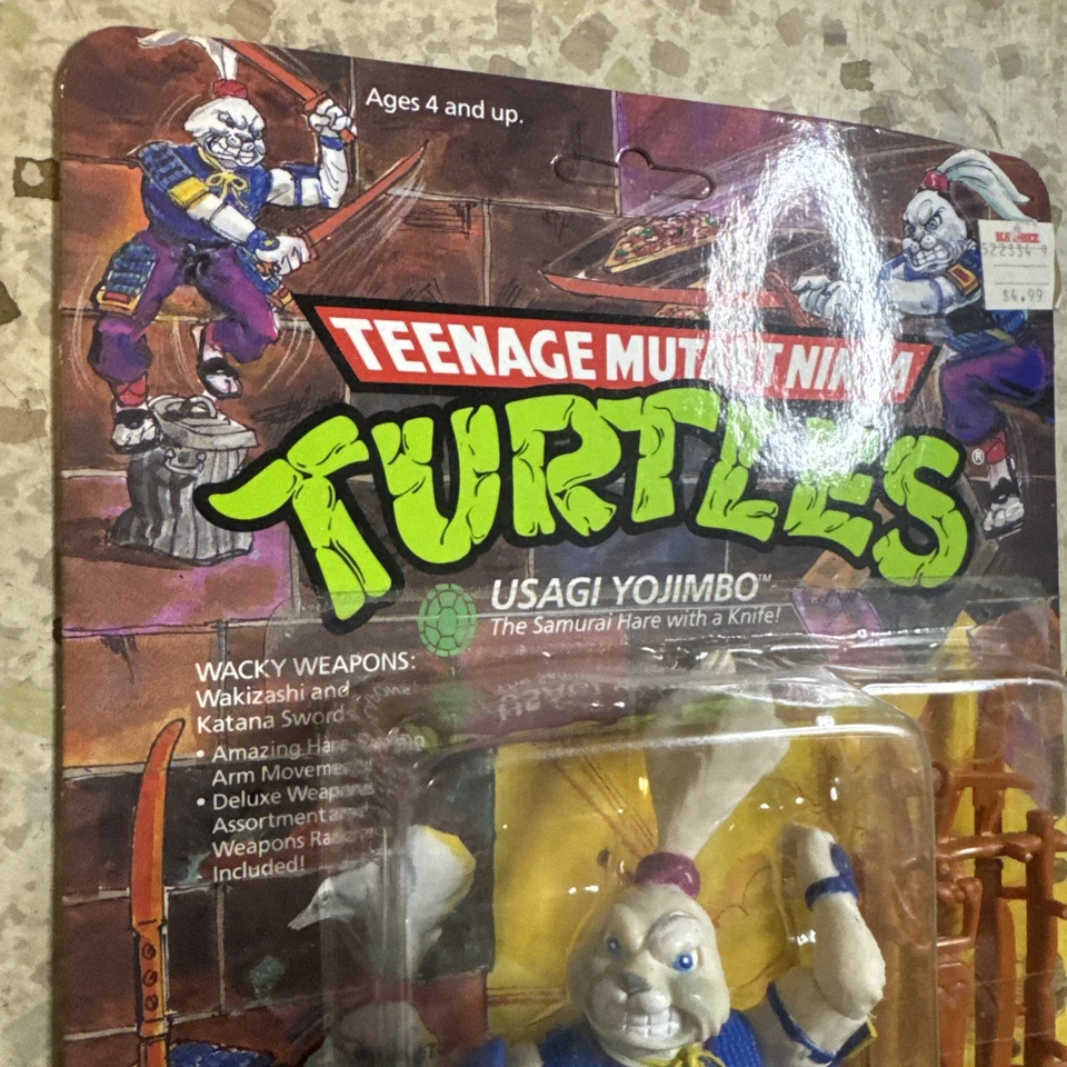 Juguetes Usagi Yojimbo TMNT Playmates Teenage Mutant Ninja Turtles  Foto 2 de 4