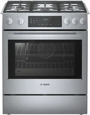Bosch 800 Series HGI8056UC 30 Inch Slide-In Gas Range with Convection Technology