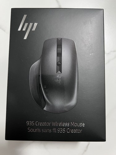 HP 935 Creator Wireless Mouse Black, 7 Programmable Buttons - Ergonomic Grip
