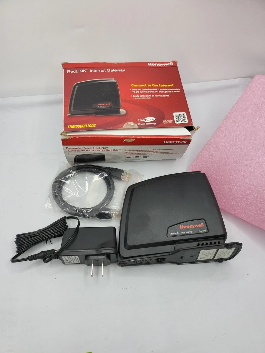 Honeywell Home RedLINK Gateway Internet THM6000R7001: Controlla Il Termostato Da Remoto Con Cavo Ethernet E Alimentatore Inclusi