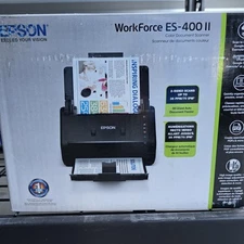 Epson Workforce ES-400 II Color Duplex Desktop Document Scanner &Auto Feed