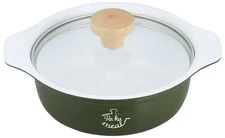 Wahei Freiz Ra-9163 18Cm Moss Green Tabletop Pot, Induction , Rakumeal_