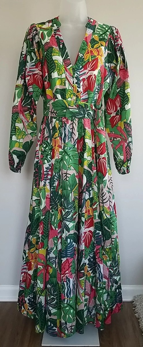 chinese dress ladies Alba Cord Maxi Dress-French Navy, Cosmic Meadow main image 0
