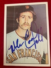 Mike Caldwell 1975 / 1976 SSPC #93 San Francisco Giants SIGNED Autographed Card
