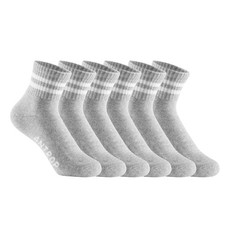 WoMen Quarter Crew Cotton Heel Tab Athletic Running Cushion Socks 6 Pairs