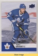 2020-21 Upper Deck AHL Blue Tyler Gaudet #37 READ 0qr0