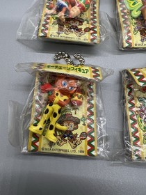 Vintage Samba De Amigo Keychain Set 1999 2000 SEGA Dreamcast Sonic Promo Rare