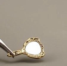 Hand Mirror 4.706/5 Reutter Porcelain DOLLHOUSE  Miniature