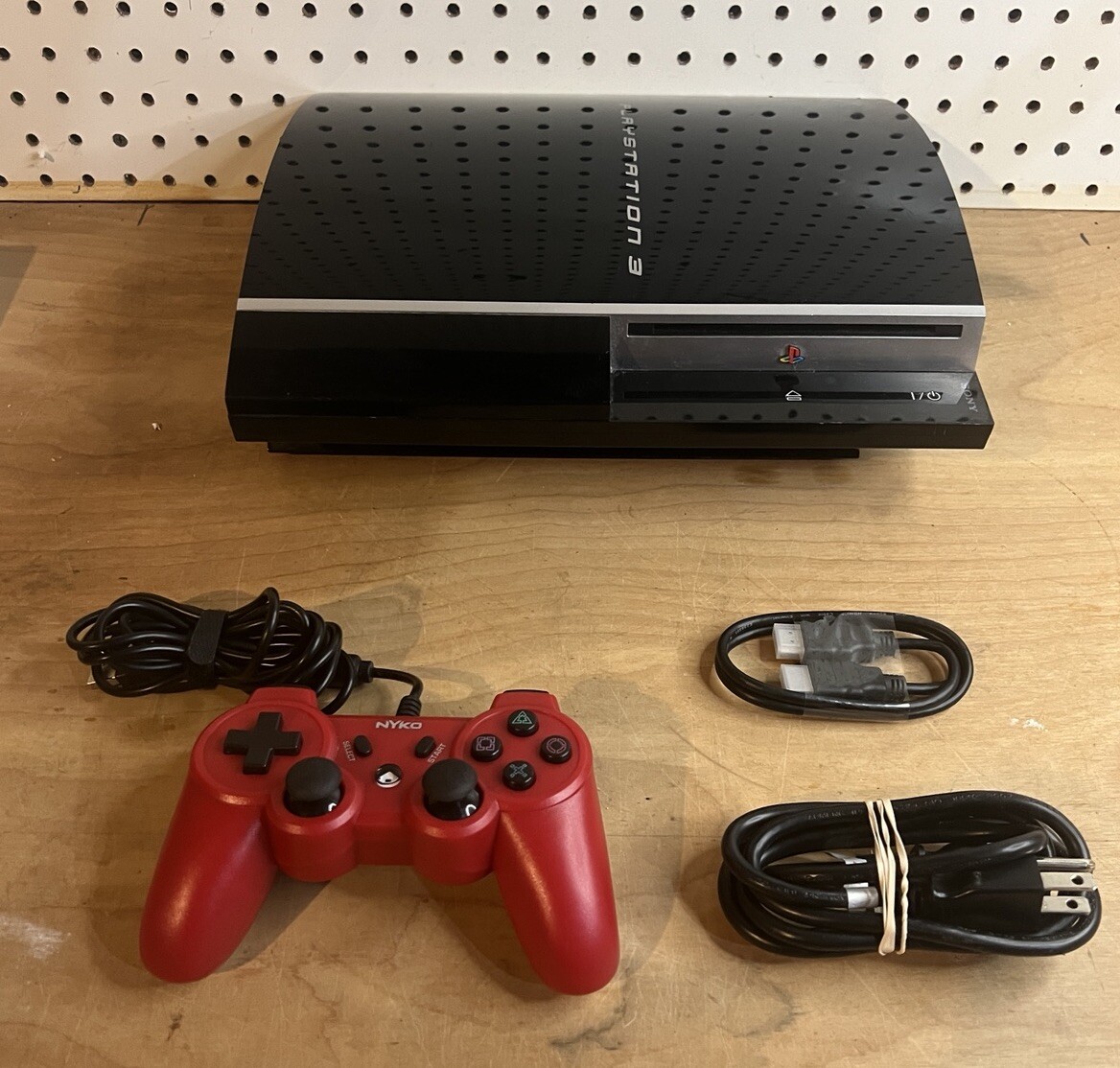 Sony PlayStation 3 Fat PS3 40GB Black Console Gaming System Bundle