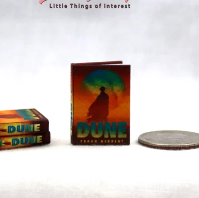 LITTLE THINGS OF INTEREST DUNE Miniature 1:12 Scale Illustrated Readable Book