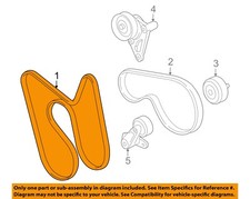 GM OEM-Serpentine Drive Fan Belt 12626222