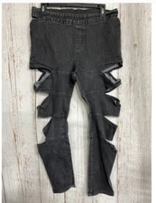 Encore Jeans Women XL Slashed 