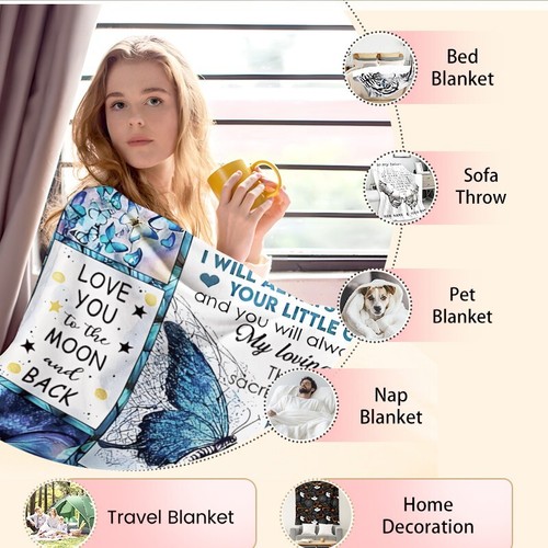 Personalized To My Mom Throw Blanket Fleece Custom Throw Gift For Mother's Day - Picture 5 of 12