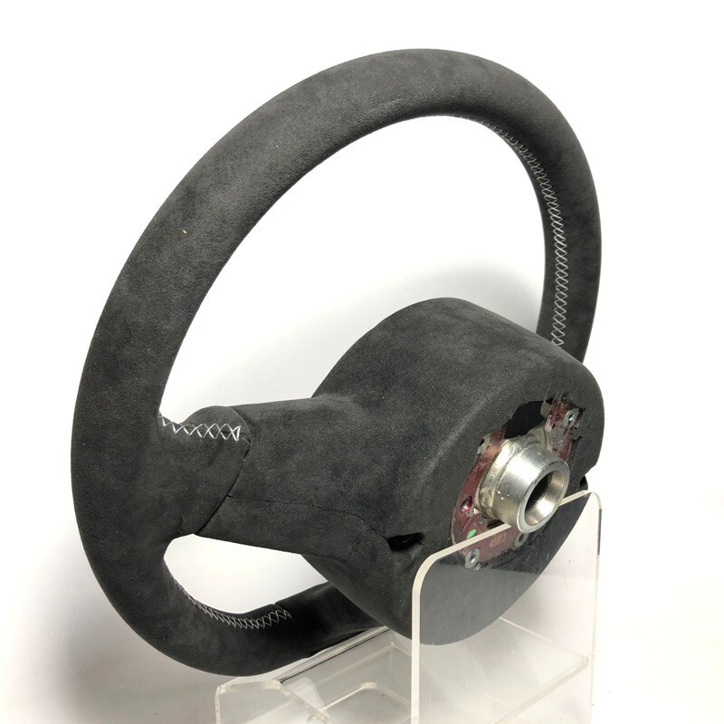 Full Alcantara padded Lamborghini Gallardo steering wheel custom stitching LP560