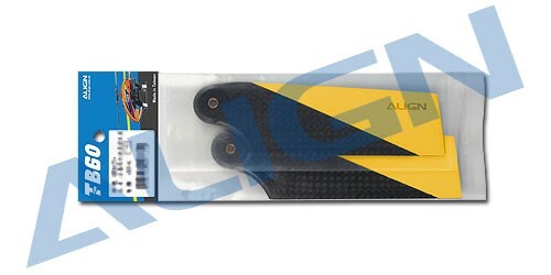 Align Trex TB60 / 550/600 95 Carbon Fiber Tail Blade- Yellow Align Trex TB60 / 550/600 95 Carbon Fiber Tail Blade- Yellow