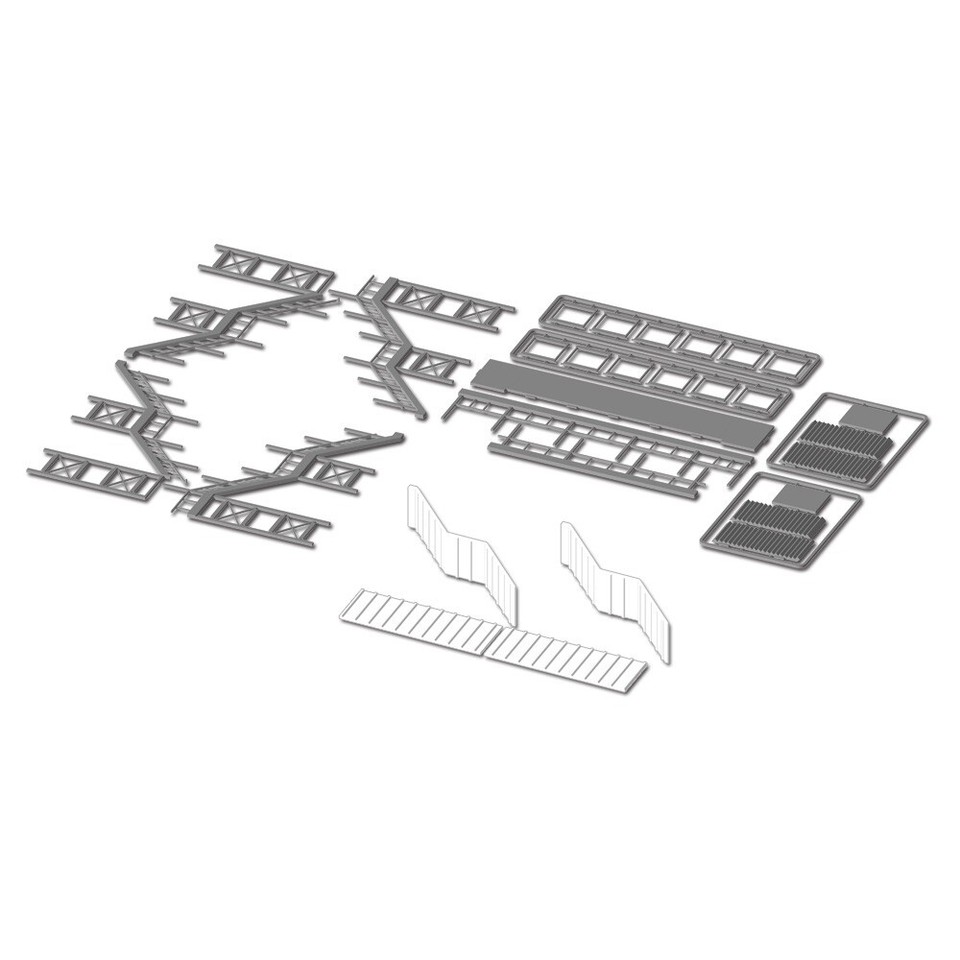 Outland Models Miniatur-Signalkasten HO 1:87 – 3D-gedrucktes Modellbahn-Zubehör