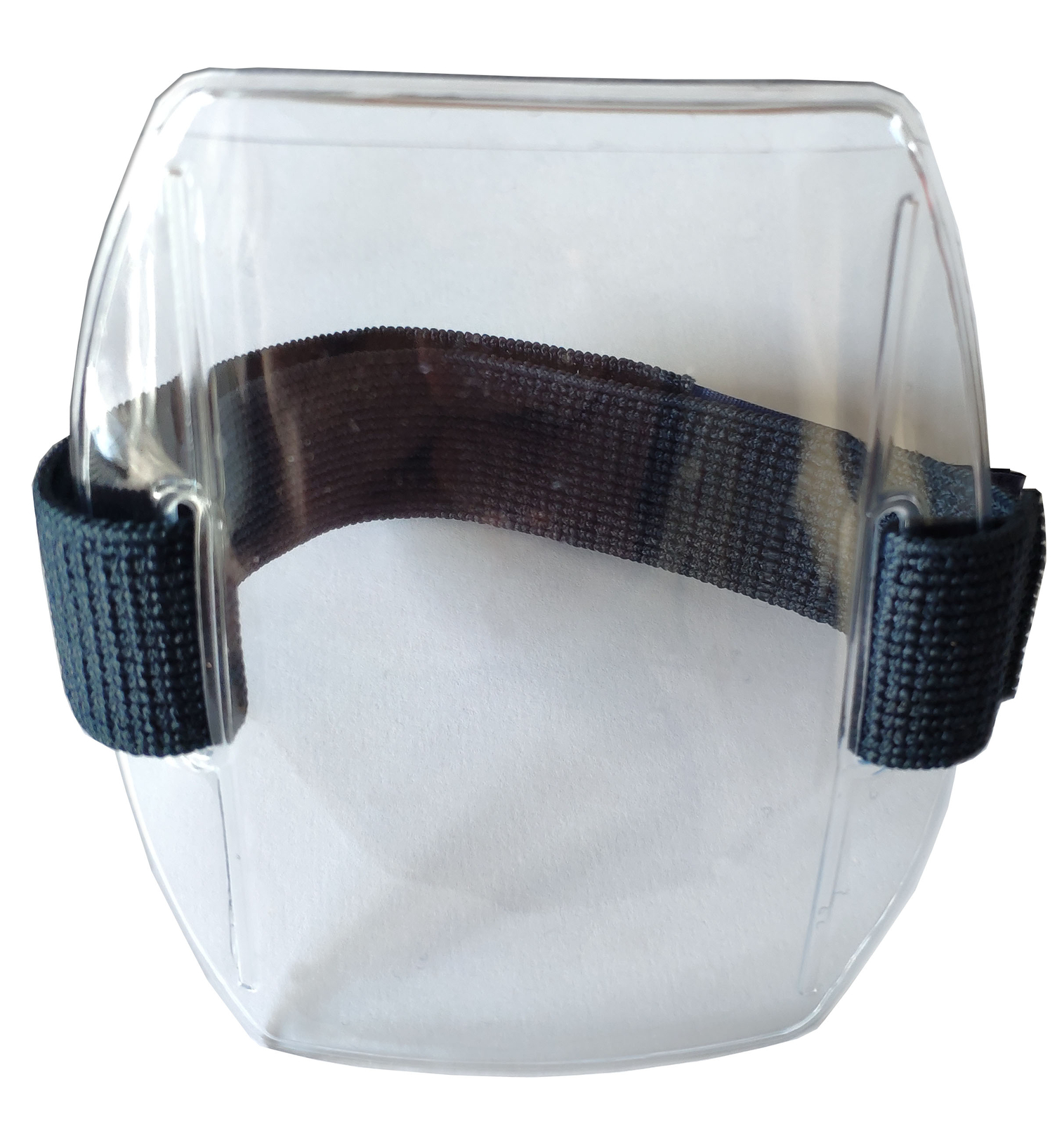 Ski Pass Vertical Arm Band Badge Holder SIA ID Security Doorman Clear