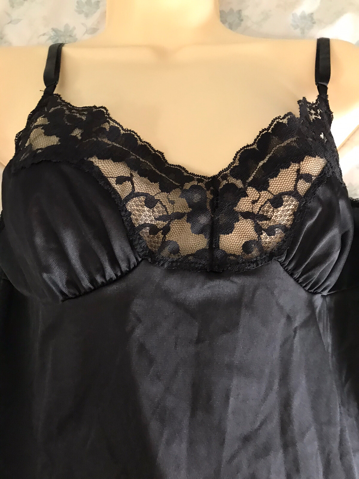 Vintage Lingerie Vassarette Blanc Nylon Demi Slip avec