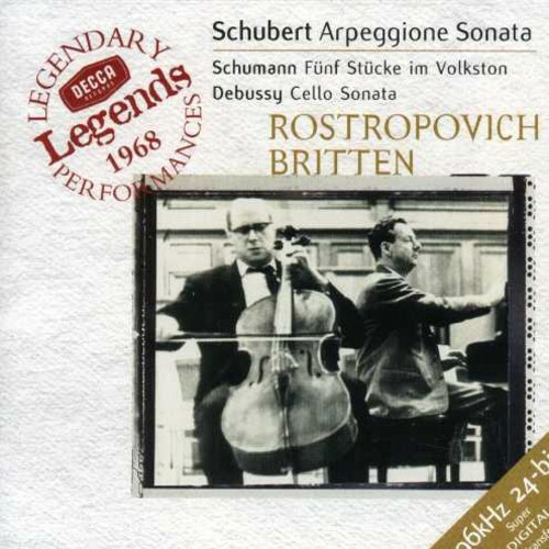 Arpeggione Sonata Funf Stucke Im Volkston By Mstislav Rostropovich Cd 1999 For Sale Online Ebay