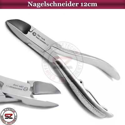 SLITETECH® Profi Nagelzange Maniküre Pediküre Fußnagelzange für dicke Fußnägel Nagelschere