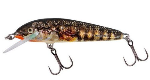 SALMO LURES MINNOW 5-6-7 cm ARTIFICIALE PESCA TROTA FLOATING SINKING HARD BAIT - Photo 8 sur 21