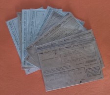 Japanese Occupation Indonesia, 11 Quittances Djawa Denki Djigio Sha Bogor 2605.