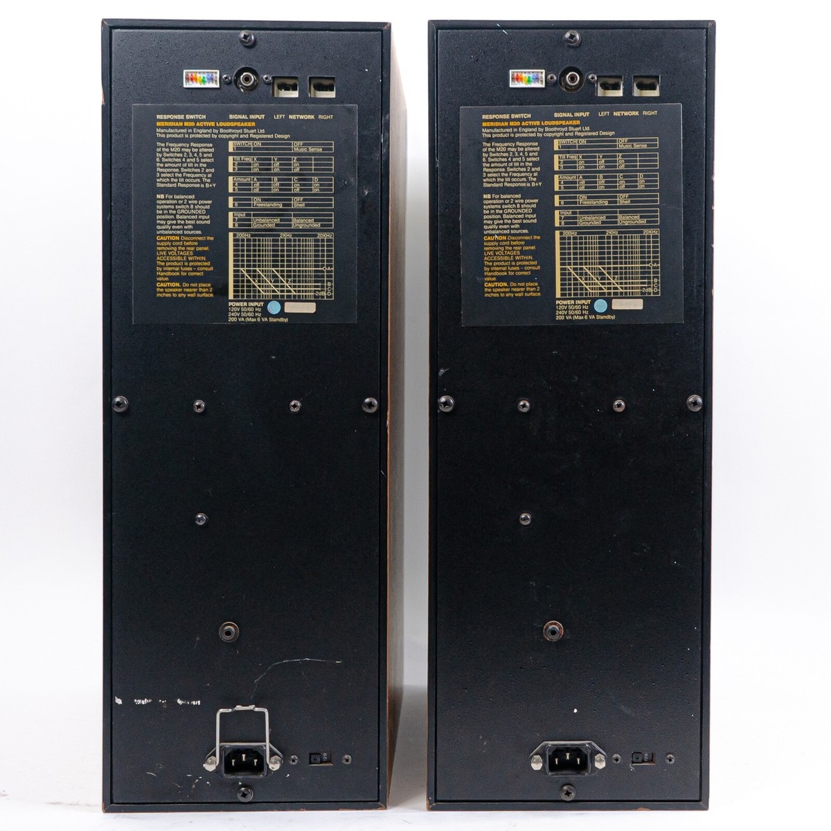 Meridian Speakers M20 Active Loudspeaker Set Crossovers