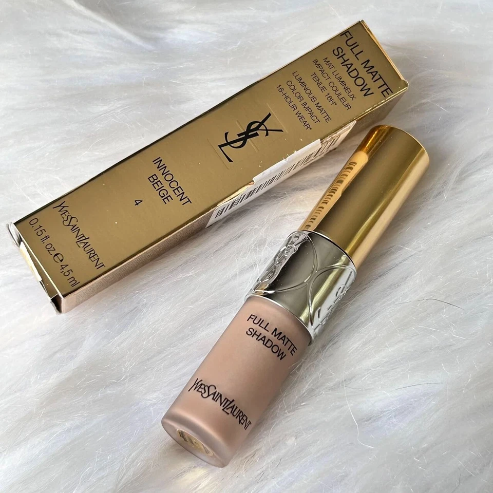 Novo Yves Saint Laurent Sombra Fosco Completo~04 Bege Inocente~Tamanho Completo~Raro - Imagem 3 de 4