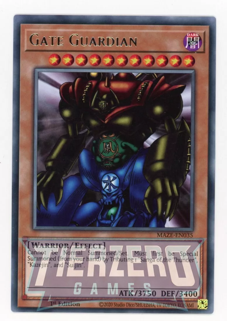 gate guardian 1st edition Values - MAVIN