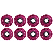 Rookie Passion 58mm 82a Quad Roller Skate Wheels - 8 Wheels - Purple