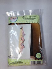 Design Works FLORAL TRELLIS Stamped Pillow Cases for Embroidery 20" x 30" 1 Pair