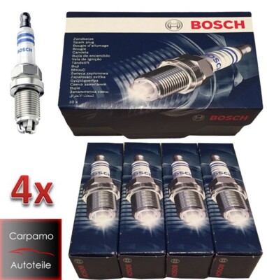 4x Bosch Zündkerzen SUPER PLUS FR8KTC+ Mercedes W168 W202 W210 W140 903 904 R170