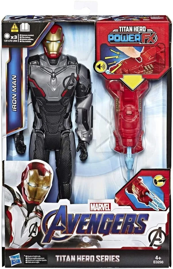 Figurita Iron Man Avengers Titan Hero Series Power FX - Hasbro NUEVO - Voz ESP