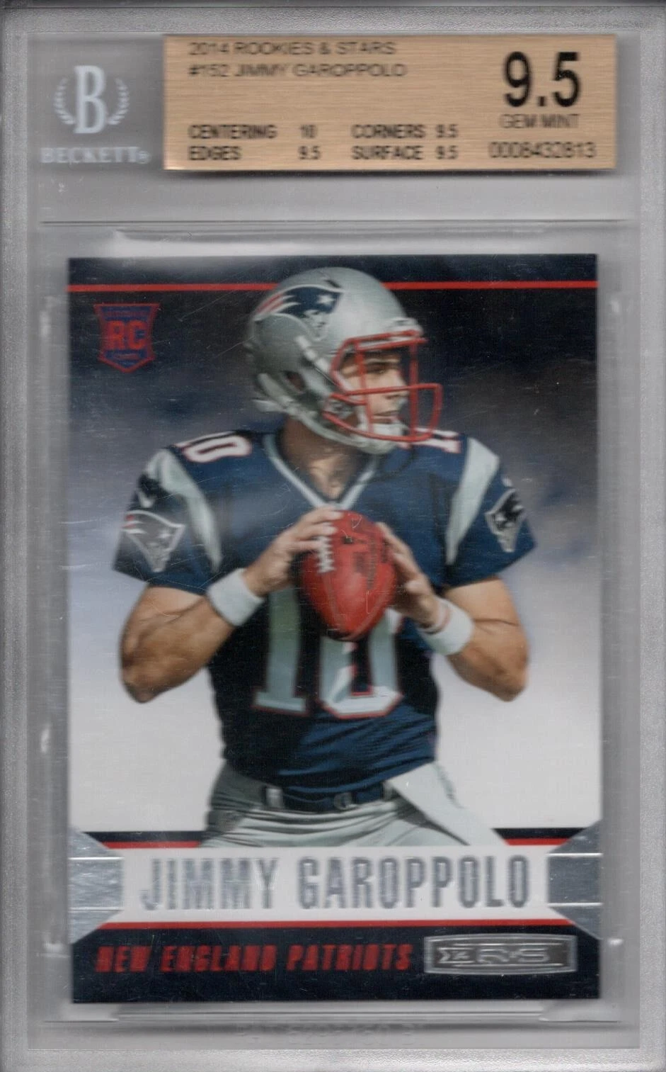 Jimmy Garoppolo Leaf Metal Draft Autographs #BAJG1 Base