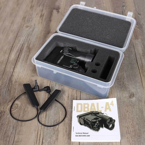 Hunting DBAL-A4 Dual Beam Laser w/ Visible Infrared Green Red Dot Sight QD Rail - Picture 15 of 17