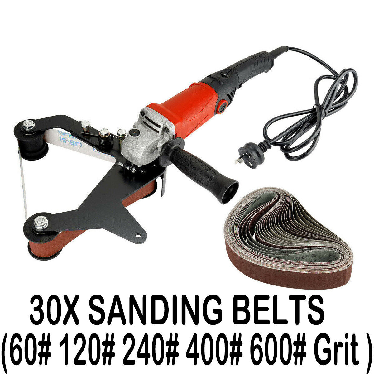 6 Speed 860W Pipe Tube Polisher Belt Sander Grinder Polishing Stainless
